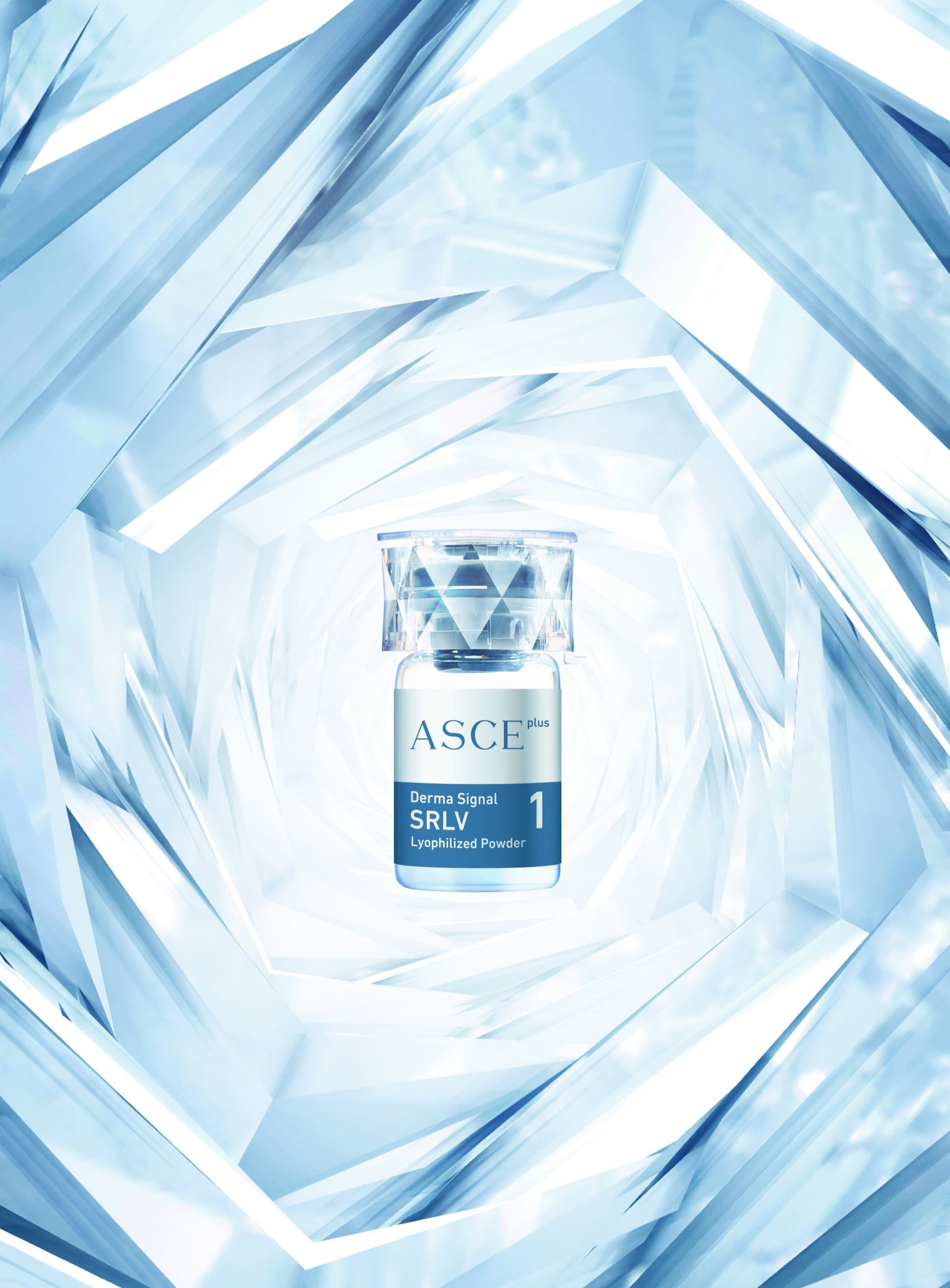 ASCE+ med krystalbaggrund